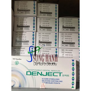 [BÁN CHẠY] Combo 2 hộp kim nha khoa Denject Hàn Quốc (Hộp 100 cái)