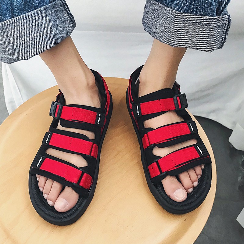 Giày sandal 3 quai gài phong cách Hàn Quốc thời trang