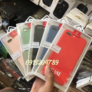 Ốp chống bẩn Silicon Case cho iPhone 7 plus / 8 plus lau chùi dễ dàng sạch