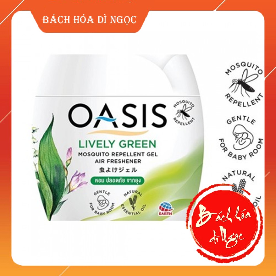 SÁP THƠM PHÒNG OASIS CHỐNG MUỖI CỰC HIỆU QUẢ THÁI LAN - LIVELY GREEN