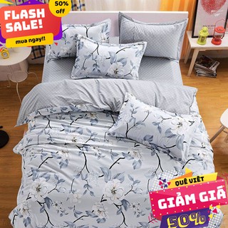 Combo bộ ga gối sét 5 món đủ kích thước 1m2/1m4/1m6/1m8/2m2 nhiều mẫu lựa chọn