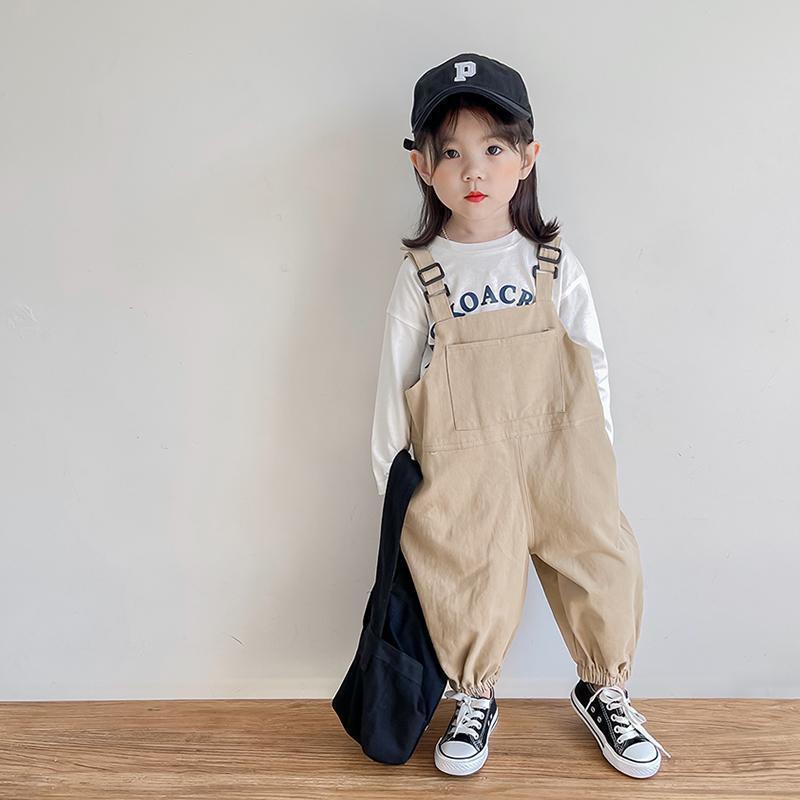 Quần Yếm Dáng Rộng Phong Cách Nhật Hàn Thời Trang Mùa Xuân Mới 2022 Cho Bé Trai Gái