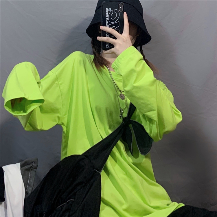 Áo Thun Trơn Cổ Tròn Dài Tay Phong Cách Hàn Quốc 228606 | BigBuy360 - bigbuy360.vn