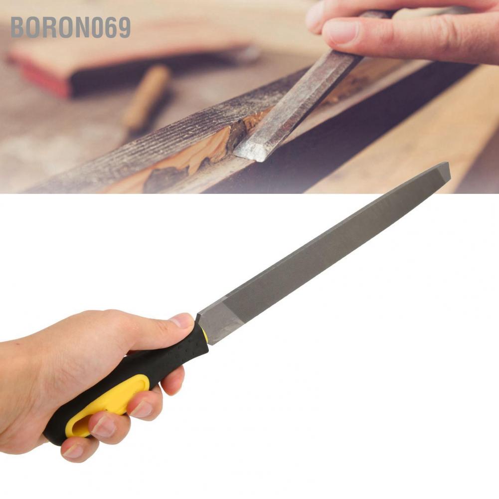 Boron069 Mài giũa T12 Dụng cụ bằng thép Dũa dao có độ cứng mạnh với tay cầm chống trư