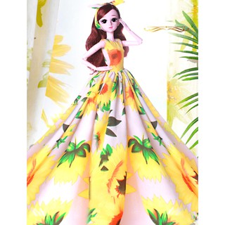 Búp Bê BJD Khớp Cầu Cao 60 Cm Phát Nhạc - Váy Vàng