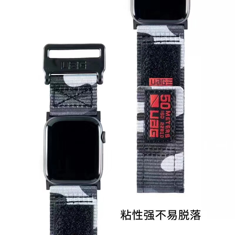 Dây Đeo Nylon Cho Đồng Hồ Thông Minh Apple Watch 8 7 SE 6 5 4 3 2 1 Iwatch 49mm 45mm 44mm 42mm 40mm 38mm
