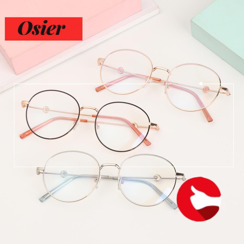 Kính Mắt Gọng Kim Loại Tròn Siêu Nhẹ Chống Tia UV/Chống Tia UV/Chống Tia UV/Nhiều Màu Sắc