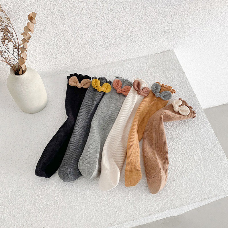 Vớ Ống Họa Tiết Hoạt Hình Màu Sắc Ngọt Ngào Cho Bé Gái 1-8 Tuổi