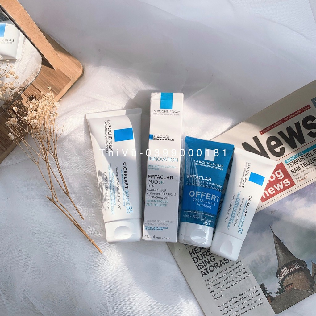 Kem giảm mụn La Roche Posay Effaclar Duo kèm quà tặng - Thi Vũ