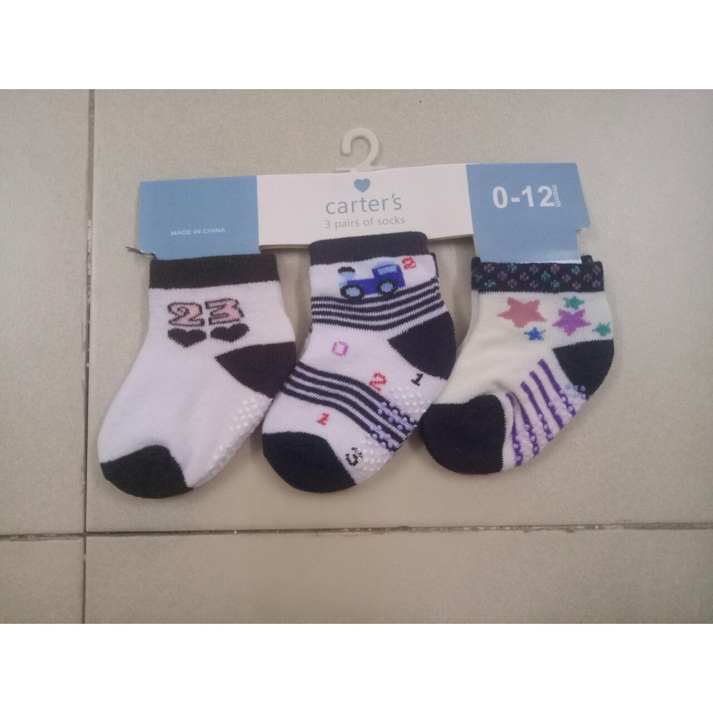 [ Gía siêu rẻ ] SET 3 TẤT SƠ SINH CARTER'S