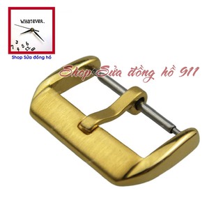 Khóa đúc cao cấp cho dây da đồng hồ. Màu Vàng - Gold & Vàng Hồng - Rose Gold