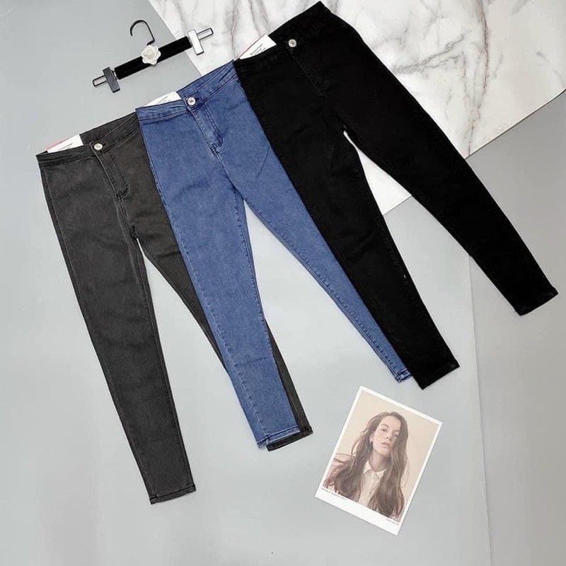 Quần bò giãn 1 khuy siêu hot MS#108