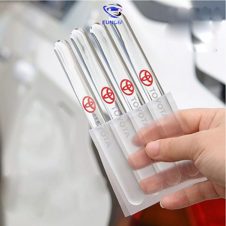 [VINFAST] Bộ 10 Miếng Dán Silicon Chống Xước Hõm Cửa, Tay Nắm Cửa , Gương Ô Tô Xe Hơi Có Logo Hãng Xe Vinfast