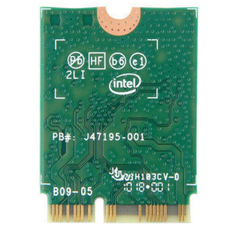 Card kết nối wifi cho Intel 9560 AC 9560NGW 1.73Gbps Wifi 802.11Ac 2 băng tần