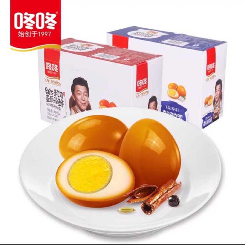 Gói 18gr Trứng Cút Muối Xì Dầu (gói 3 quả)