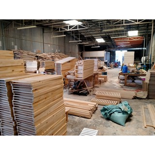 Giường pallet lắp ghép