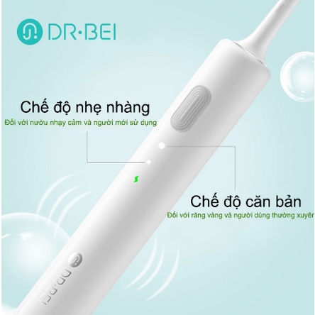 HOẢ TỐC | Bàn chải đánh răng điện thông minh Xiaomi DR.BEI BETC01 2 cấp độ rung | BÀN CHẢI ĐIỆN XIAOMI | MIHOANGGIA