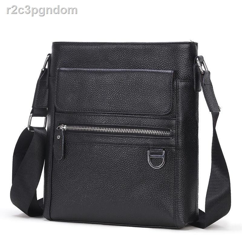 Túi đeo chéo da mới nam công sở xu hướng xách thông thường phiên bản Hàn Quốc của bò lớp đầu tiên | BigBuy360 - bigbuy360.vn