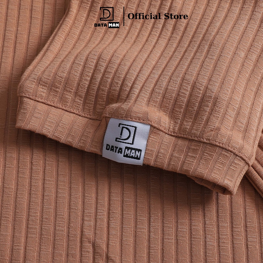 Áo polo ngắn tay nam DATAMAN, chất liệu cotton đũa co giãn thoáng mát - TPL22-01