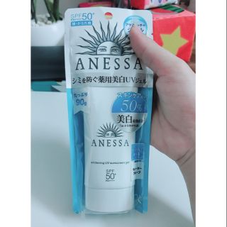 Gel chống nắng dưỡng trắng Anessa Whitening UV Sunscreen Gel 90g