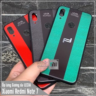 Ốp lưng Xiaomi Redmi Note 7 Gương da LECIA