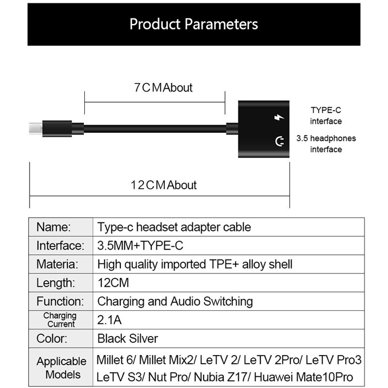 Bộ Chuyển Đổi Cáp Goojodoq Usb Type Cho Tai Nghe 3.5mm