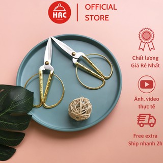 Kéo Cắt Đa Năng Khắc Hình Rồng (HÀNG ĐẸP) Cán Vàng Sang Trọng