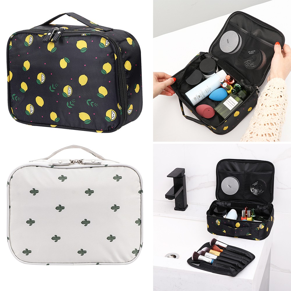 [Hàng mới về] Túi đựng đồ trang điểm chống thấm nước nhiều màu sắc tiện dụng cho nữ