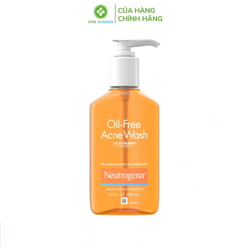 Rửa Mặt Cho da Mụn Neutrogena Clean 269ml
