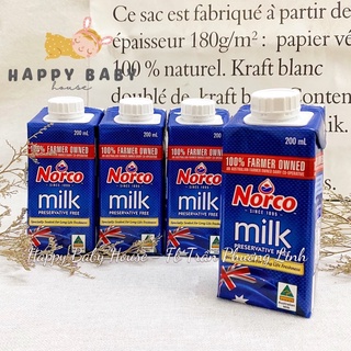 Sữa tươi Norco Úc 200ml (Date T12/2022)