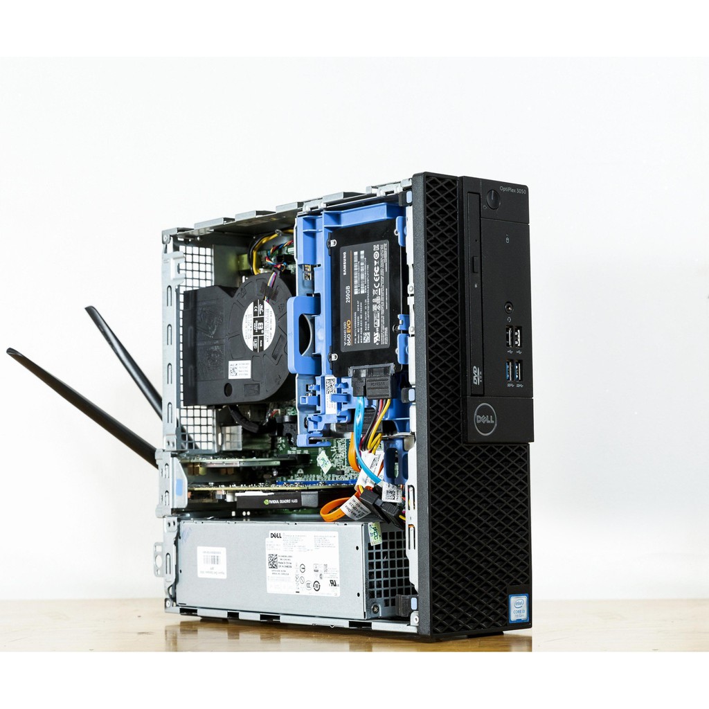 Máy Tính Bàn Dell Optiplex 3050SFF (Core I3-7100, Ram DDR4 4Gb, SSD 240GB) Giá Rẻ, Bảo Hành 12 Tháng