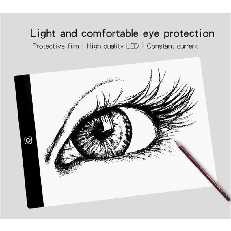 Bảng vẽ tay sao chép A4 A5 trong suốt điều chỉnh độ sáng vô cấp bảo vệ mắt chất lượng tốt
