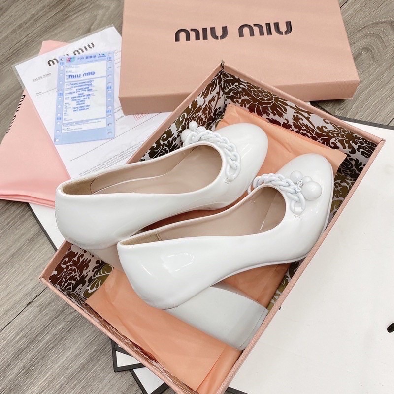 Giày cao gót Miumiu siêu hot, hàng supper fullbox