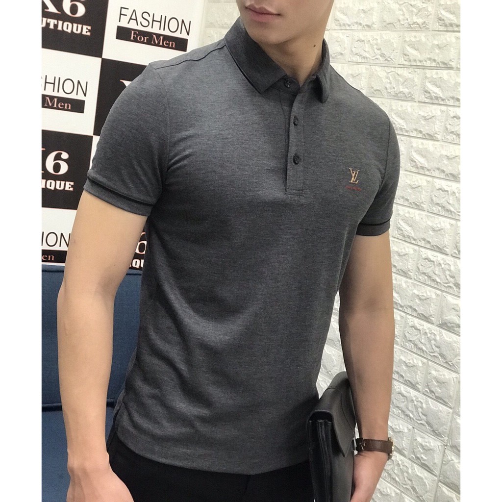 ÁO  THUN POLO NAM LV CÓ CỔ CAO CẤP | BigBuy360 - bigbuy360.vn