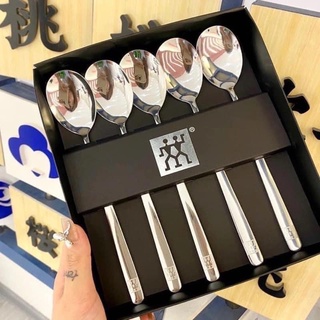 Sét 5 thìa inox cao cấp 304
