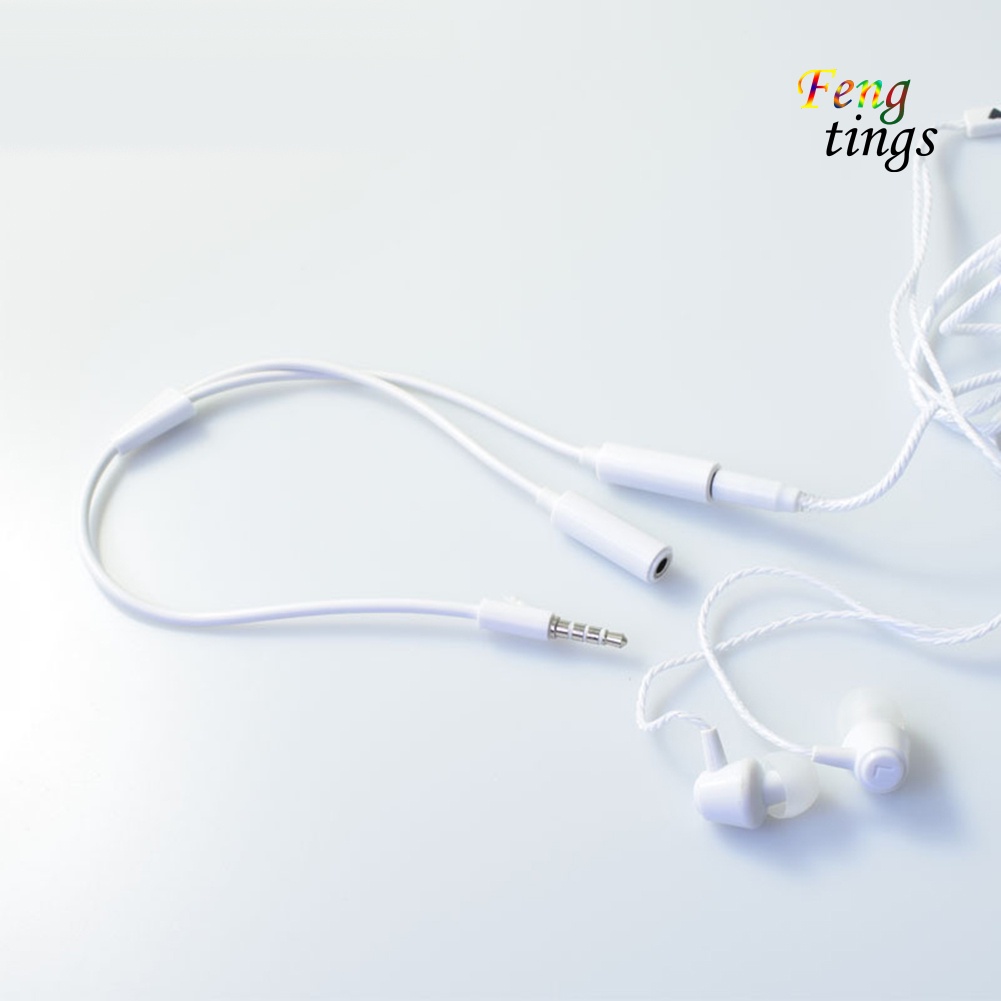 Cáp chia cổng âm thanh tai nghe từ 1 cổng 3.5mm sang 2 cổng 3.5mm