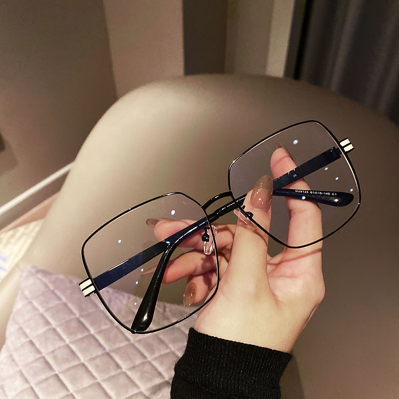 Kính Cận Gọng Kim Loại Siêu Mỏng Thời Trang Cho Nữ kính cận có độ- 0.5 ~ - 4.0 /1.56 HD ống kính