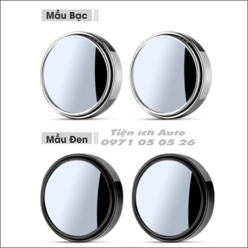 Gương cầu lồi có viền gắn kính hậu xe ô tô, xe hơi xoay 360 độ | tienich_auto | BigBuy360 - bigbuy360.vn