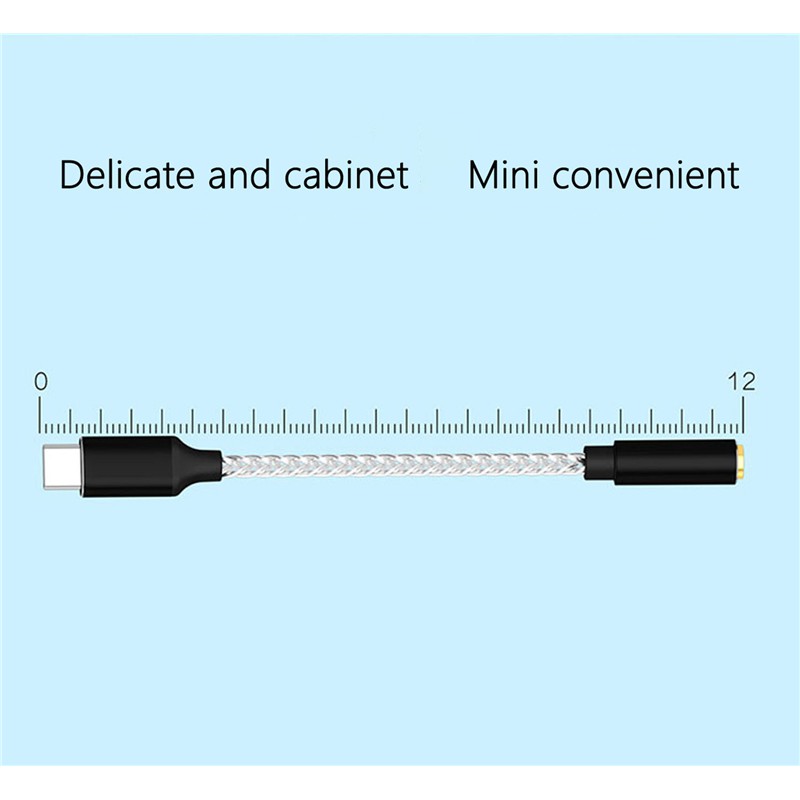 Dây Cáp Chuyển Đổi Âm Thanh Loại C Sang 3.5 Cho Huawei Meizu Jm04Pro Realtek Alc5686 Dac