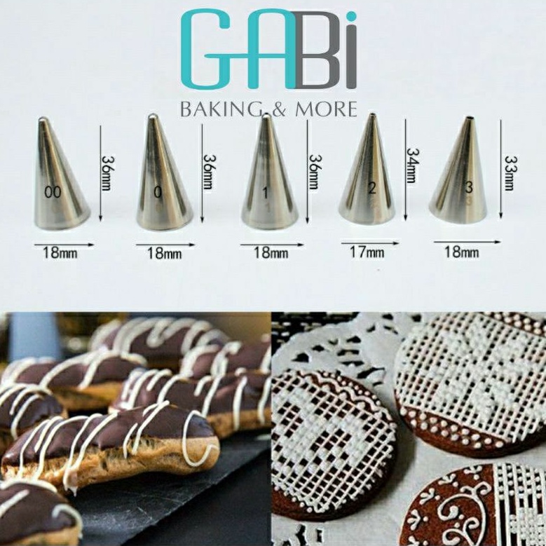 Set 5 đui chữ/đui bắt kem sợi