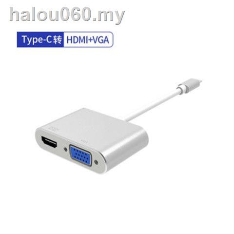 Đế Sạc Chuyển Đổi Type-c Sang Hdmi / Vga Usb-c Huawei Xiaomi 4k Usb + Pd Cho Điện Thoại / Máy Chiếu