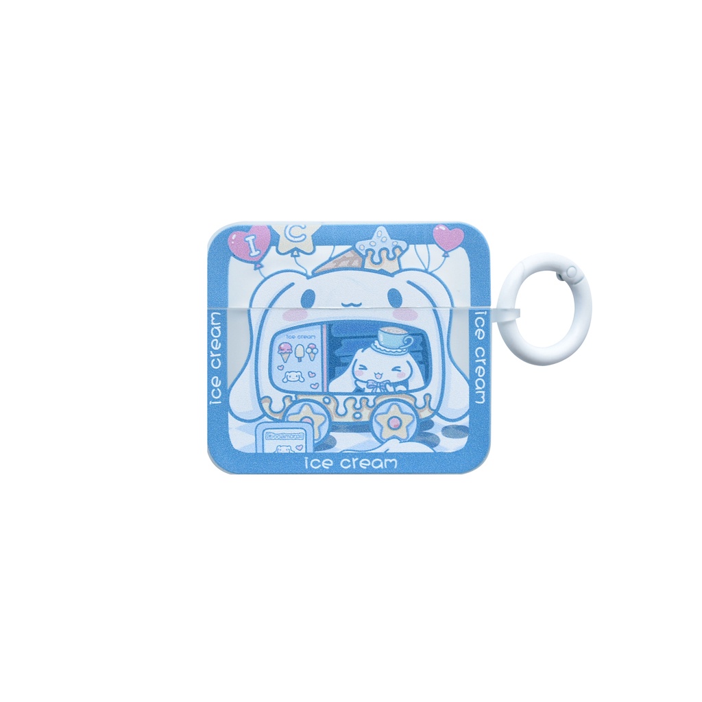 Vỏ Bảo Vệ Hộp Sạc Tai Nghe Bluetooth AirPods 1 2 pro 3 2021 gen3 Bằng Silicon Hình Chú Chó Cinnamon Dễ Thương Chống Sốc