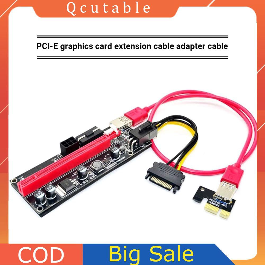 Card Chuyển Đổi Ver009S Pci-E Riser Card Pci Express 1x Sang 16x Adapter Usb 3.0