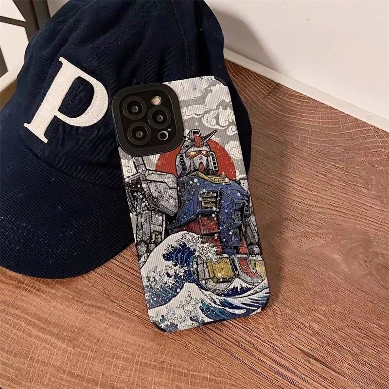 Ốp Điện Thoại Dẻo Họa Tiết Gundam Độc Đáo Cho iPhone6 plus7 se 11promax 13 / 12pro 8 Xr