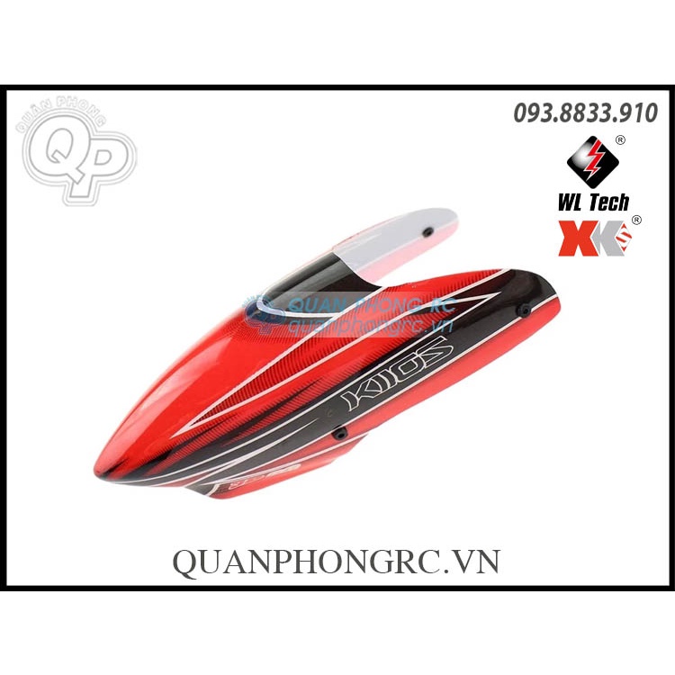 Vỏ ngoài Canopy máy bay trực thăng WLtoys K110S