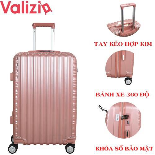 Vali kéo chống va đập, Vali du lịch tay kéo nhôm không rỉ sét VALIZIO 840