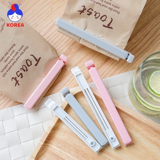 Set 2 kẹp miệng túi thực phẩm có nam châm dán note tủ lạnh gia dụng korea