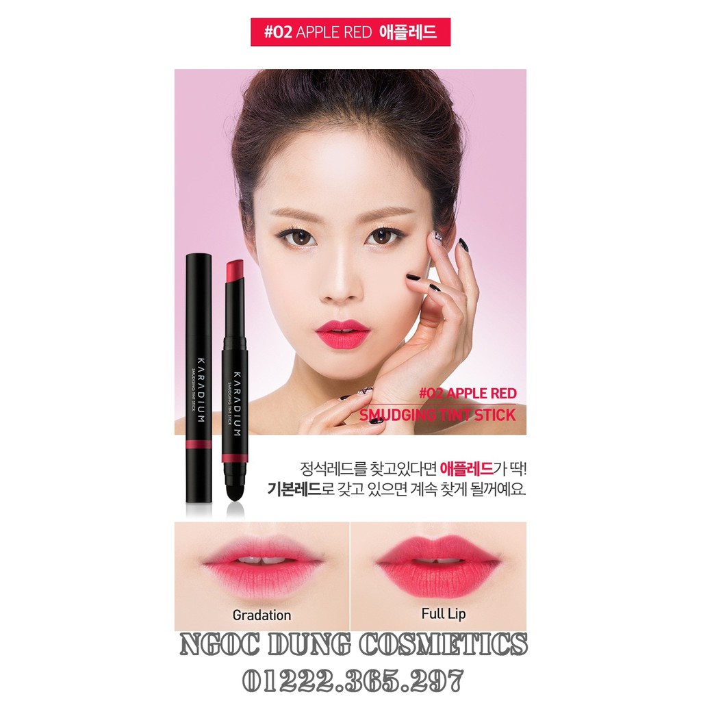 Son thỏi hai đầu KARADIUM SMUDGING TINT STICK