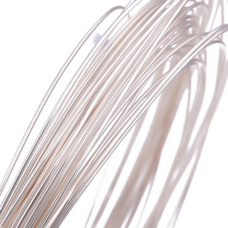 Dây bạc 925 ren kim loại dùng làm vòng cổ/ vòng tay/ bông tai trang sức 0.4-1.2mm