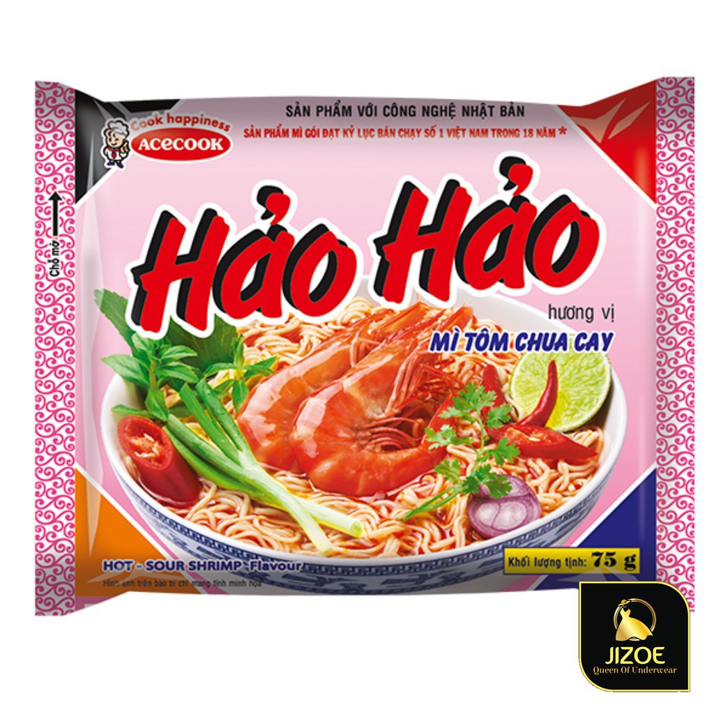 Mì tôm chua cay Hảo Hảo gói 75g siêu ngon công nghệ Nhật Bản chất lượng cao giá rẻ - cbig.vn hệ thống tạp hóa cbig.vn
